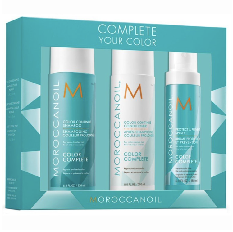 Moroccanoil - [原裝行貨] 染髮護色修護套裝 (持久護色洗髮乳 250ml +護髮乳 250ml+修護及防脫色噴霧 160ml)