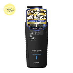 DARIYA - Salon De Pro 男士頭皮護理白髮染髮洗頭水 250ml - 自然黑